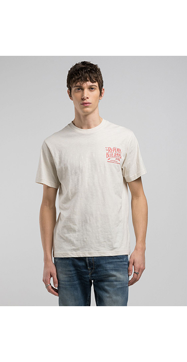 コットンジャ－ジープリントＴシャツ 詳細画像